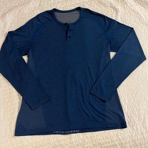 LuLu Lemon Mens Long Sleeve Shirt